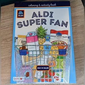 "Aldi Super Fan" Adult Coloring and Activity Book
